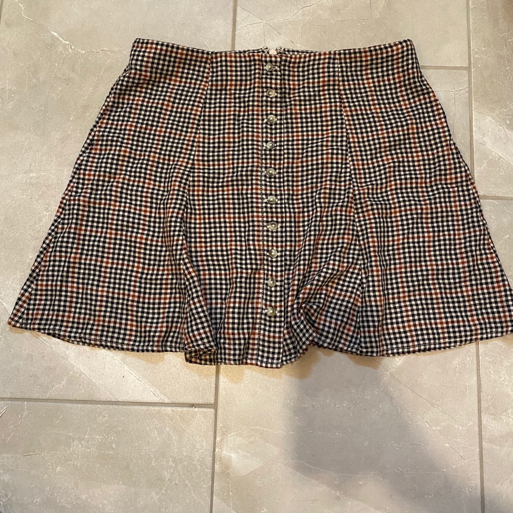 American Eagle Checkered Skirt